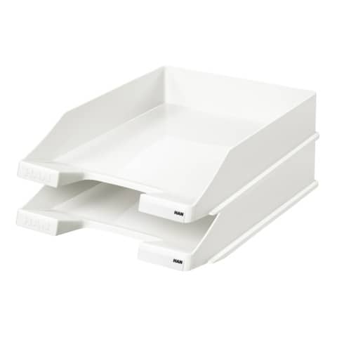 Vaschetta portacorrispondenza accatastabile KLASSIK A4/C4 HAN in polistirolo bianco lucido - 1027-X-12